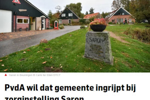 PvdA Losser wil dat gemeente ingrijpt bij zorginstelling Saron